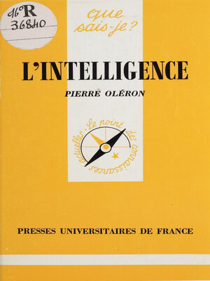 cover image of L'Intelligence